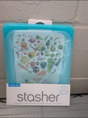 Stasher Half-Gallon Bag - Aqua